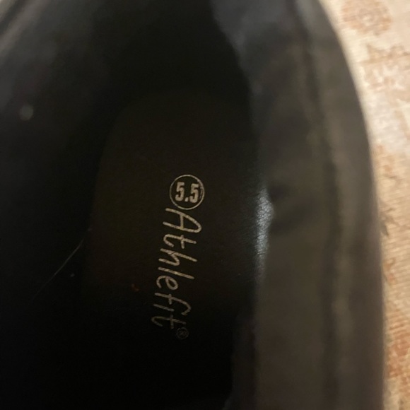 Athlefit Black Wedge high top sneakers, barely worn, size 5.5 - Picture 7 of 7
